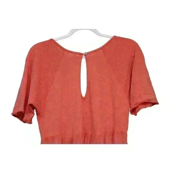 Free People Dress Size Small 100% Cotton Embroidered Flowy Lightweight Boho - Picture 9 of 13